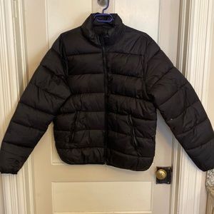 Forever 21 black puffer jacket medium brand new